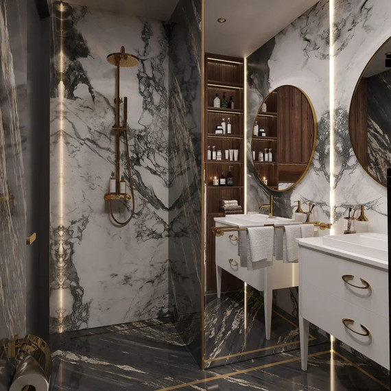 Душевая стойка Boheme Stick 128-GG, золото, Цвет производителя: золото - фото 3