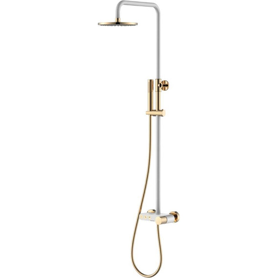 Душевая стойка Boheme Stick 128-WG.2, white gold, Цвет производителя: white gold - фото 