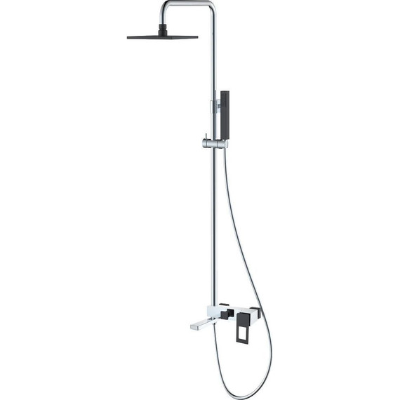 Душевая стойка Boheme Q 148-CRB, black chrome, Цвет производителя: black chrome - фото 