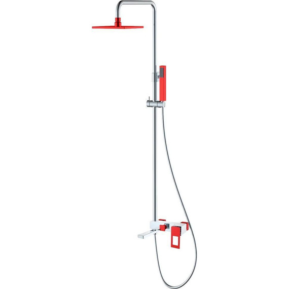 Душевая стойка Boheme Q 148-CRR, red chrome, Цвет производителя: red chrome - фото 