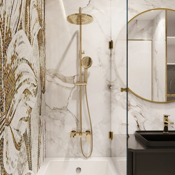 Душевая стойка Boheme Spectre 458-G, gold, Цвет производителя: gold - фото 4