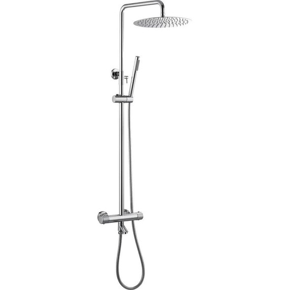 Душевая стойка с термостатом Boheme Uno 468-T-CR, chrome, Цвет производителя: chrome - фото 