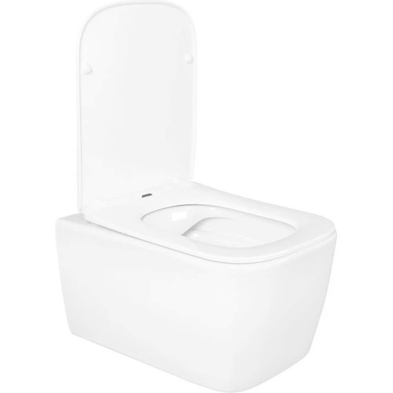 Инсталляция с подвесным унитазом комплект: Grohe Rapid SL 38772001 с подвесным безободковым унитазом Aquatek Либра AQ1148N-00 сиденье микролифт, крепление, кнопка смыва хром - фото 6