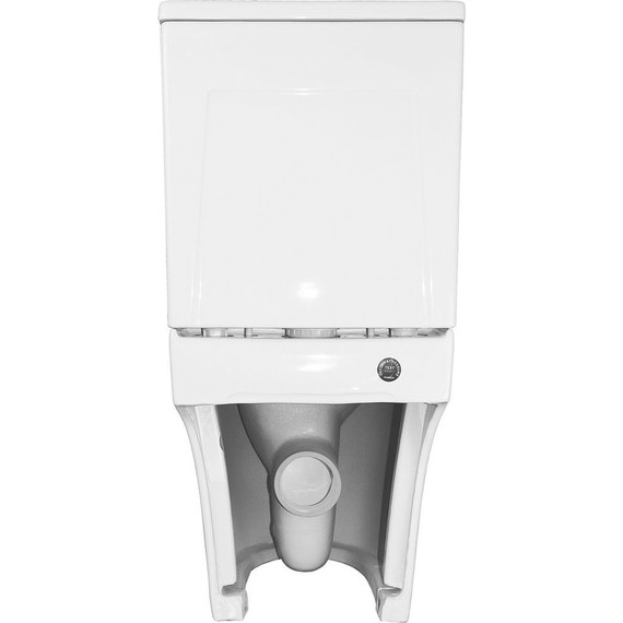 Унитаз-компакт безободковый Azario Berton AZ-6093 с тонкой крышкой микролифт (Система смыва торнадо) - фото 11