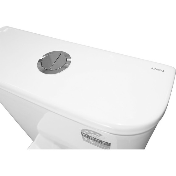 Унитаз-компакт безободковый Azario Berton AZ-6093 с тонкой крышкой микролифт (Система смыва торнадо) - фото 8