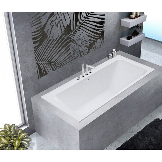 Ванна отдельностоящая Cezares Slider 170x80 см CZR-SLIDER-170-80-57-SSB, белый матовый - фото 4