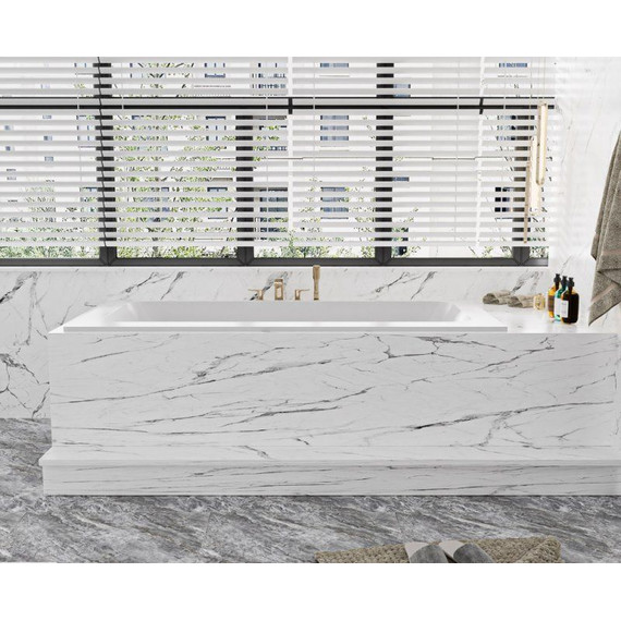 Ванна отдельностоящая Cezares Slider 170x80 см CZR-SLIDER-170-80-57-SSB, белый матовый - фото 5