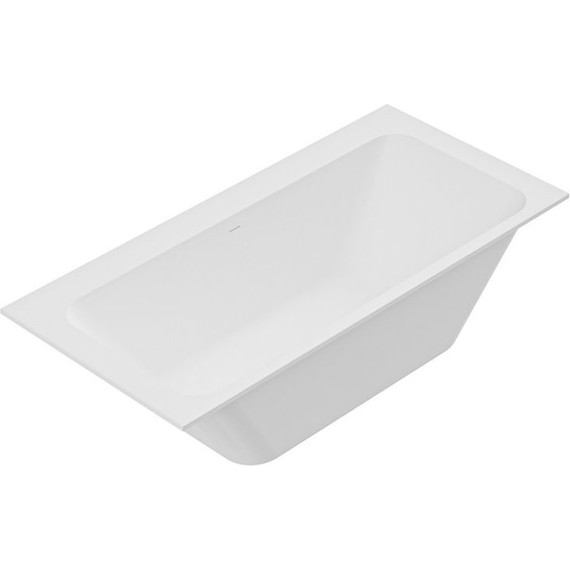 Ванна отдельностоящая Cezares Slider 170x80 см CZR-SLIDER-170-80-57-SSB, белый матовый - фото 2