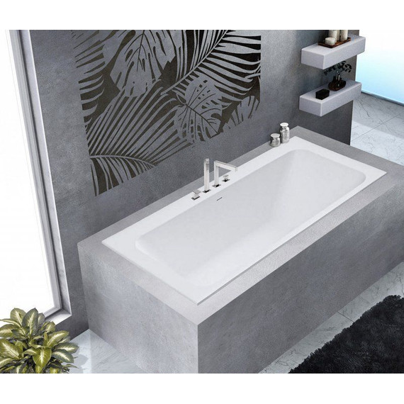 Ванна отдельностоящая Cezares Slider 170x80 см CZR-SLIDER-170-80-57-SSB, белый матовый - фото 3