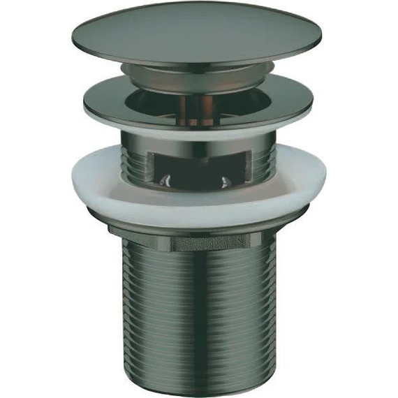 Донный клапан Boheme 612/2-SGM, shine gun metal, Цвет производителя: shine gun metal - фото 