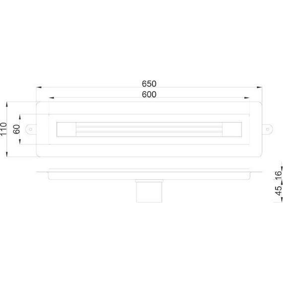 Трап Boheme B&T Infinity 60 см 981-60-MG, matt gold, Цвет производителя: matt gold - фото 5