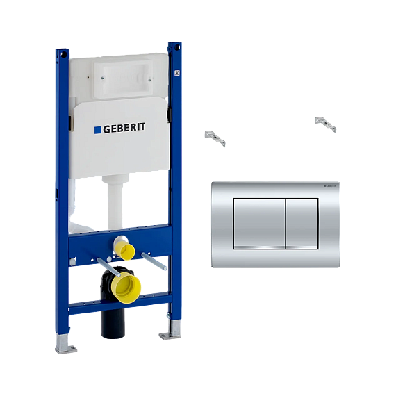 Инсталляция для подвесного унитаза Geberit Duofix Delta 458.163.21.1 - фото 