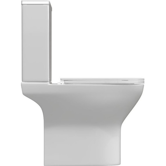 Унитаз-компакт безободковый Тритон Astro 2345 с тонкой крышкой микролифт - фото 2