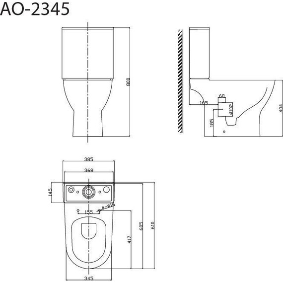 Унитаз-компакт безободковый Тритон Astro 2345 с тонкой крышкой микролифт - фото 6