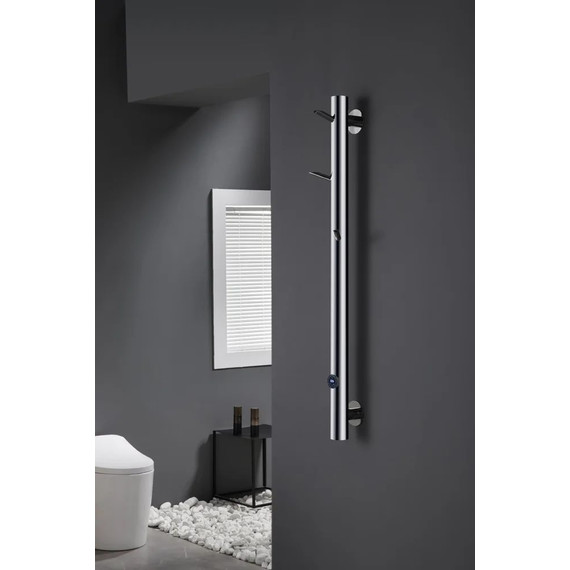 Полотенцесушитель электрический Boheme Uno П1 1300x200 мм 724, chrome, Цвет производителя: chrome - фото 2