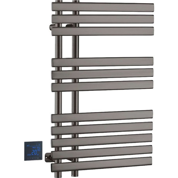Полотенцесушитель электрический Boheme Venturo П11 80x800 мм 723-GM, gun metal, Цвет производителя: gun metal - фото 
