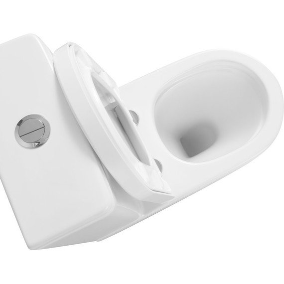 Унитаз-компакт безободковый Тритон Corso CO-3806 с крышкой микролифт (система смыва торнадо) - фото 9