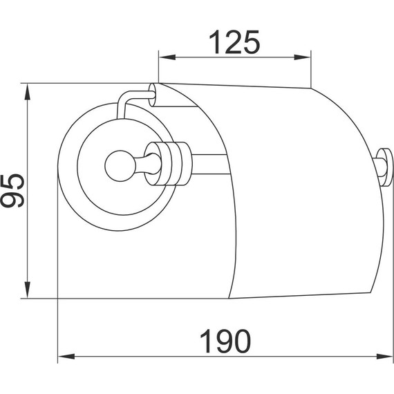 Держатель для туалетной бумаги Boheme Hermitage 10320, бронза, Цвет производителя: бронза - фото 2