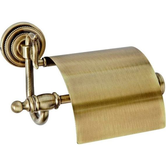 Держатель для туалетной бумаги Boheme Medici 10601, бронза - фото 