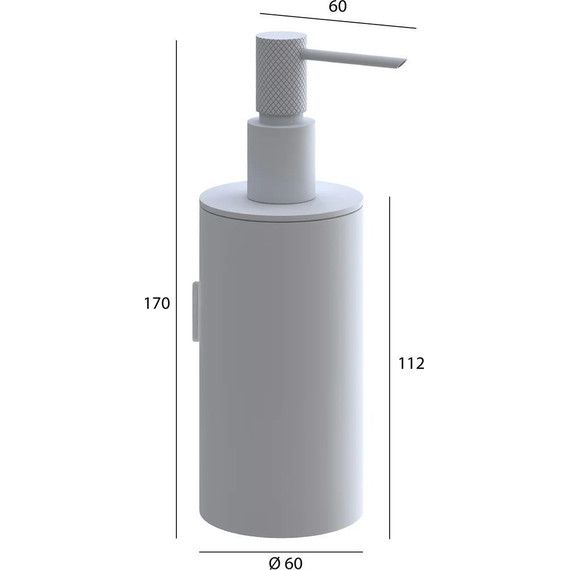 Дозатор для жидкого мыла Boheme Uno 10977-CR, chrome, Цвет производителя: chrome - фото 2