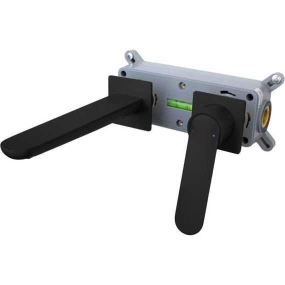 Смеситель для раковины настенный Bronze de Luxe Icon 7006CB, чёрный матовый, Цвет производителя: чёрный матовый - фото 4