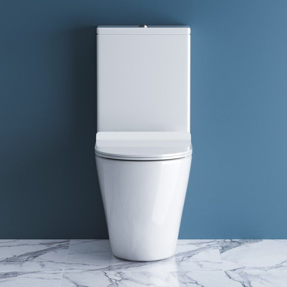 Унитаз-компакт безободковый BelBagno Sfera-R BB2141CPR - фото 16