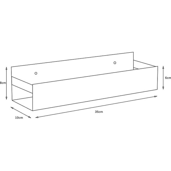 Полочка Boheme Q 10965-MW, matt white, Цвет производителя: matt white - фото 5