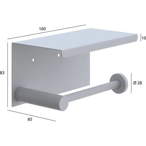 Держатель для туалетной бумаги Boheme Uno 10971-MG, matt gold, Цвет производителя: matt gold - фото 2
