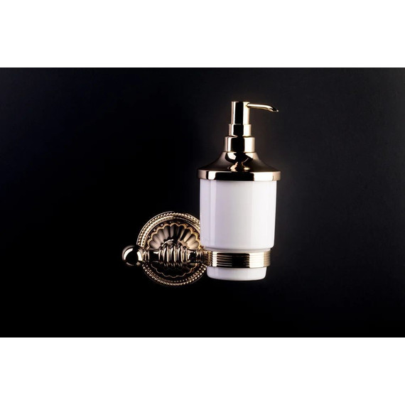 Дозатор для жидкого мыла Boheme Hermitage 10367, золото, Цвет производителя: золото - фото 2