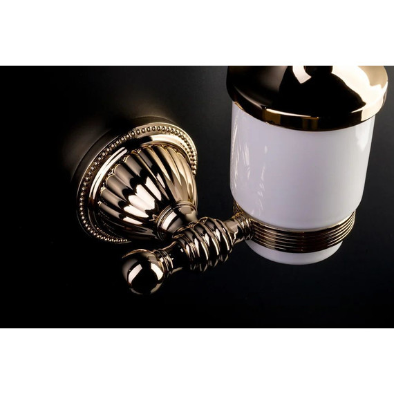 Дозатор для жидкого мыла Boheme Hermitage 10367, золото, Цвет производителя: золото - фото 3