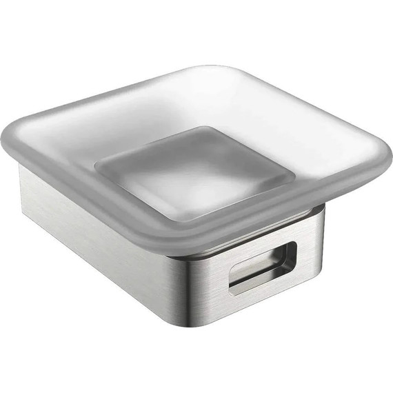 Мыльница Boheme Q 10943-NB, nickel brush, Цвет производителя: nickel brush - фото 