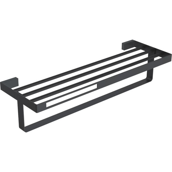 Полка для полотенец Boheme Q 10947-B, чёрный матовый, Цвет производителя: чёрный матовый - фото 
