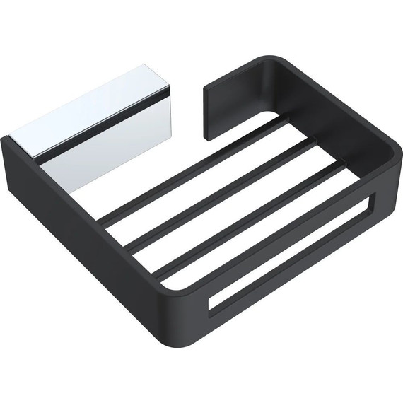 Мыльница Boheme Q 10959-CR-B, black chrome, Цвет производителя: black chrome - фото 