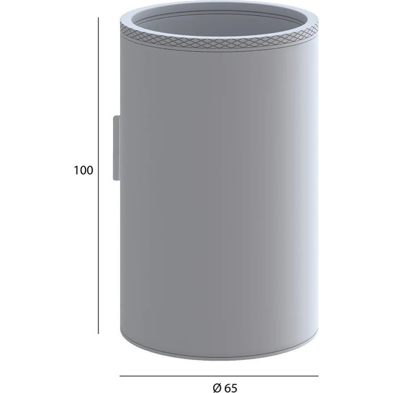 Стакан для зубных щеток Boheme Uno 10974-G, gold, Цвет производителя: gold - фото 2