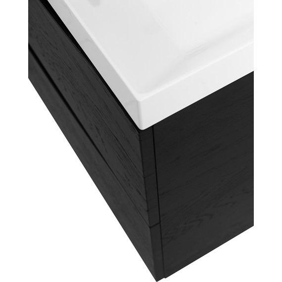 Тумба подвесная с раковиной BelBagno MARINO-800-2C-SO-RCA-P 80 см, Rovere Cioccolato Amaro - фото 8