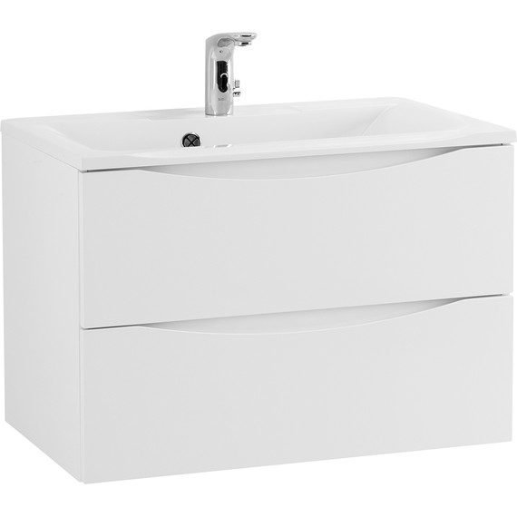 Тумба подвесная с раковиной BelBagno MARINO-650-2C-SO-BL-P 65 см, Bianco Lucido - фото 2