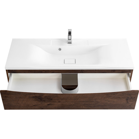 Тумба подвесная с раковиной BelBagno MARINO-1200-2C-SO-RW-P 120 см, Rovere Moro - фото 7