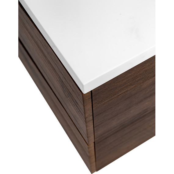 Тумба подвесная с раковиной BelBagno MARINO-1200-2C-SO-RW-P 120 см, Rovere Moro - фото 8