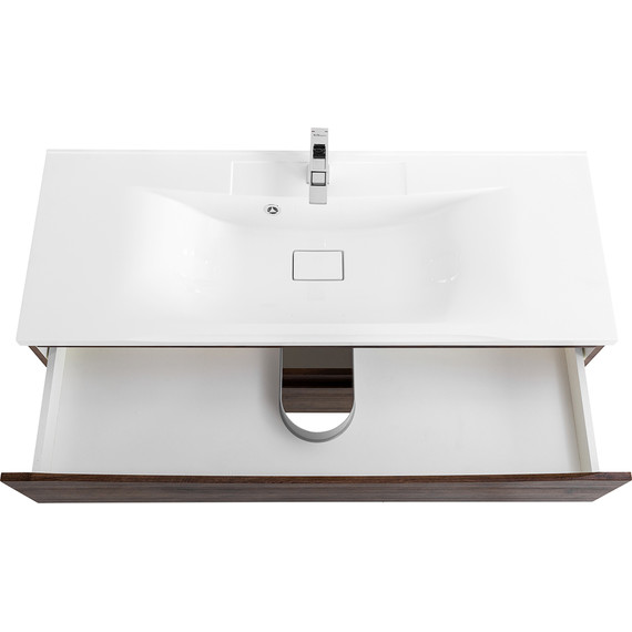 Тумба подвесная с раковиной BelBagno MARINO-1200-2C-SO-RW-P 120 см, Rovere Moro - фото 4