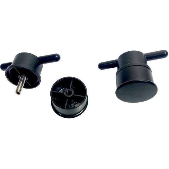 Душевое ограждение Triton Вента 100x80 см, чёрный/прозрачное - фото 4