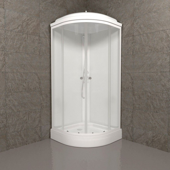 Душевая кабина Triton Экстра А 88x88 см, белый/прозрачное - фото 2