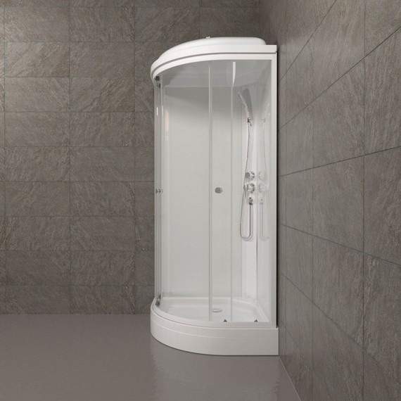 Душевая кабина Triton Экстра А 88x88 см, белый/прозрачное - фото 5