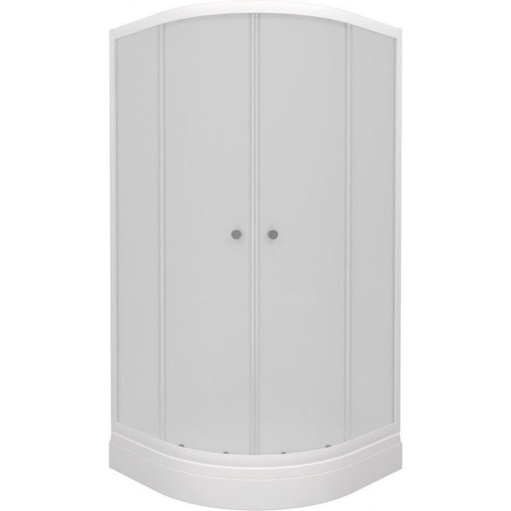 Душевое ограждение Triton Вельвет А 90x90 см, хром/матовое - фото 