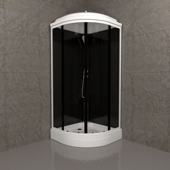 Душевая кабина Triton Нова А 88x88 см, белый/прозрачное - фото 3