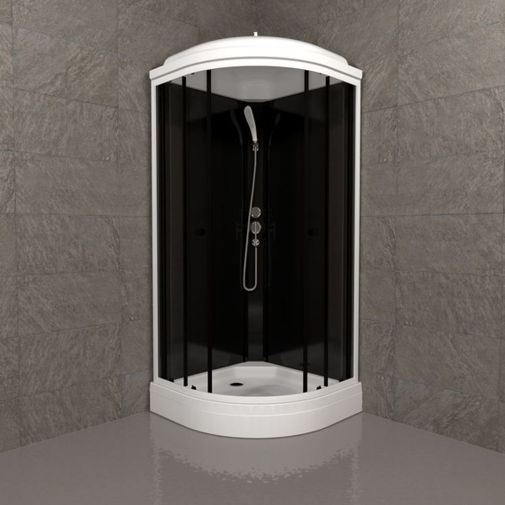 Душевая кабина Triton Нова А 88x88 см, белый/прозрачное - фото 4