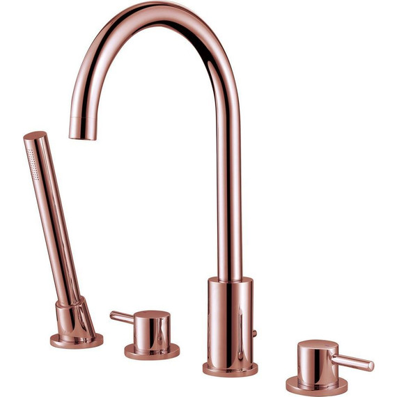 Смеситель для ванны Abber Wasser Kreis AF8113RG, розовое золото, Цвет производителя: розовое золото - фото 