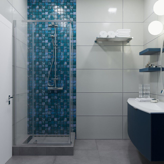 Душевое ограждение Triton Терра 90x90 см, хром/прозрачное - фото 5