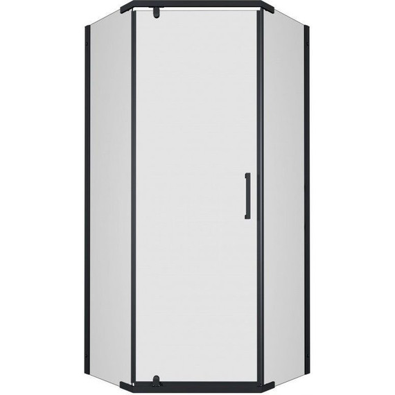 Душевое ограждение Triton Дека 90x90 см, чёрный/прозрачное - фото 