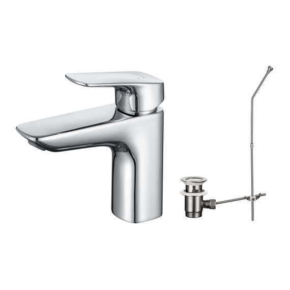 Смеситель для раковины Aquatek Вега AQ1011CR, Цвет производителя: хром - фото 