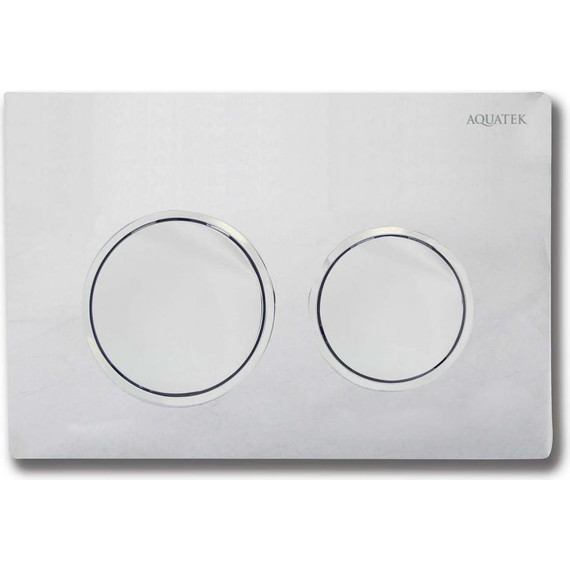 Кнопка смыва Aquatek Small TDI-0000002, хром глянцевый - фото 